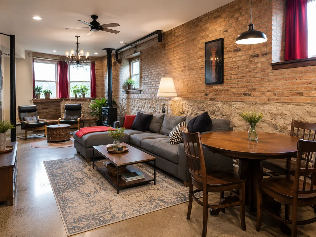 Living and dining