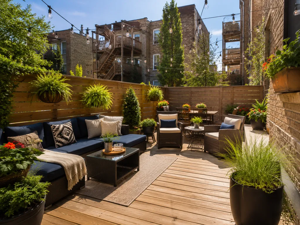 Sunny terrace